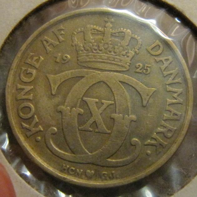 Denemarken 1 krone 1925 & 1926., Verzenden, Overige landen, Setje