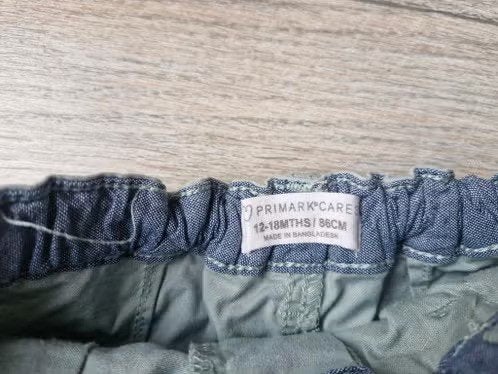 Groen blauwe korte broek Maat 86 hh, Kinderen en Baby's, Broekje, Onbekend, Nieuw, Ophalen of Verzenden