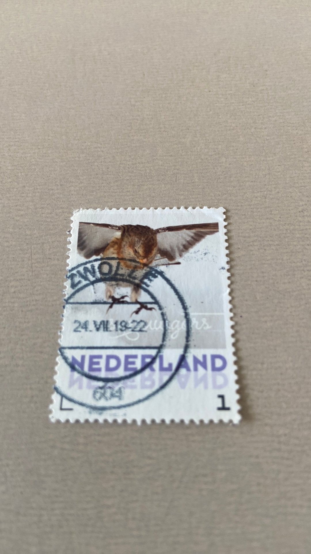 Nederland, Verzenden, Gestempeld