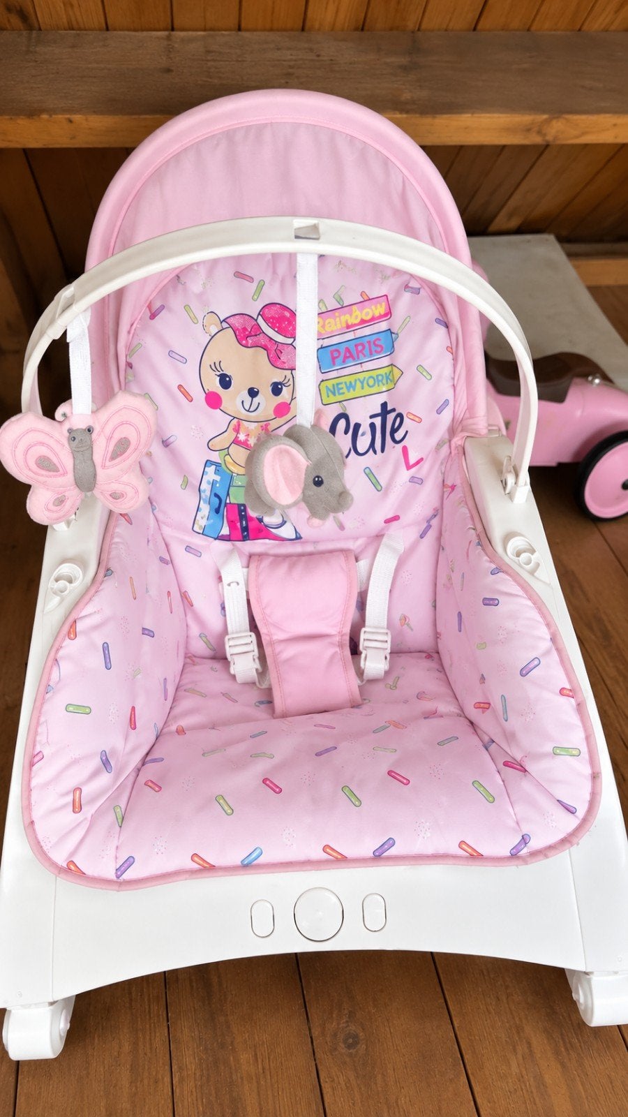 Lorelli Wipstoeltje Pink Travelling – Schoon en Compleet!, Ophalen, Zo goed als nieuw
