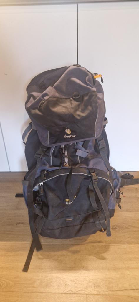 Deuter Aircontact 55+10 Trekking Rugzak - Gebruikt, 40 cm of meer, Gebruikt, Trekking, 60 cm of meer