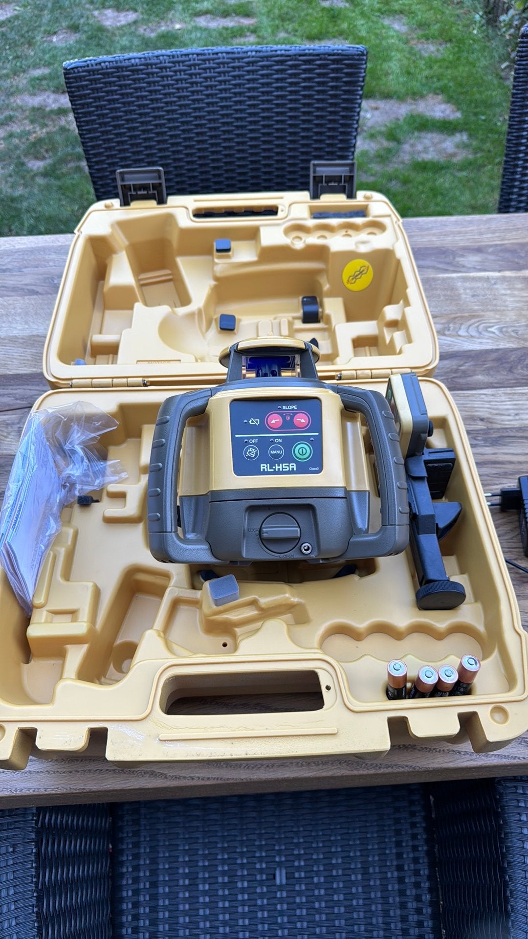 Topcon hr5 bouwlaser, Ophalen of Verzenden, Zo goed als nieuw