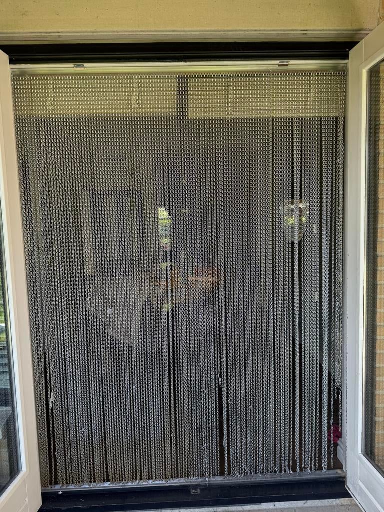 Vliegengordijn voor dubbele tuindeuren, Ophalen, Gebruikt, 120 cm of meer, Buitendeur