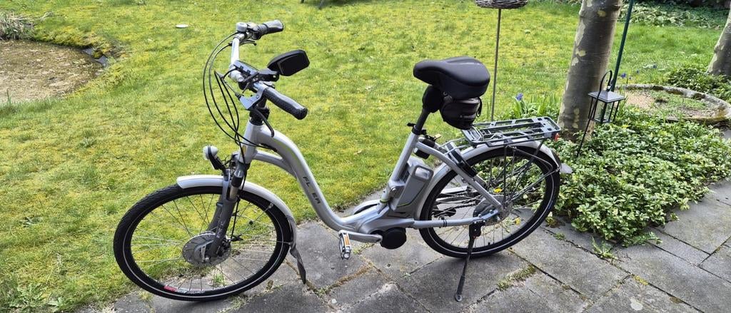 Flyer C8 elektrische fiets, zilver, framemaat 50, Fietsen en Brommers, Ophalen
