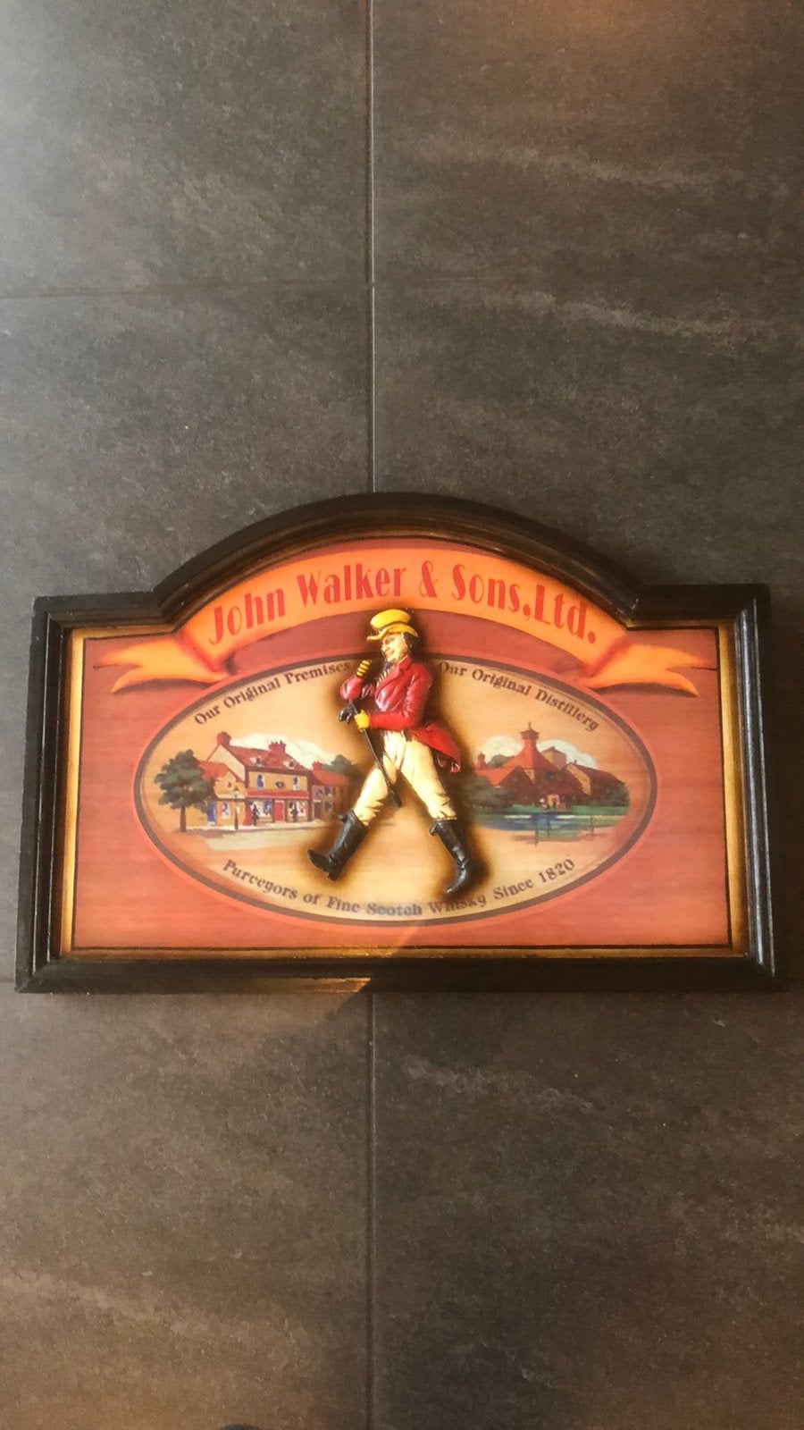 Hangbord John Walker, Ophalen of Verzenden