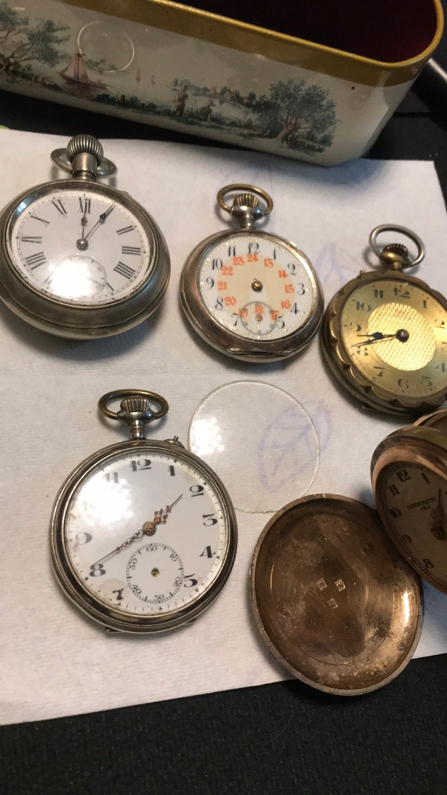 Zakhorloge.  Niet  werkend, Ophalen, Staal, Overige merken