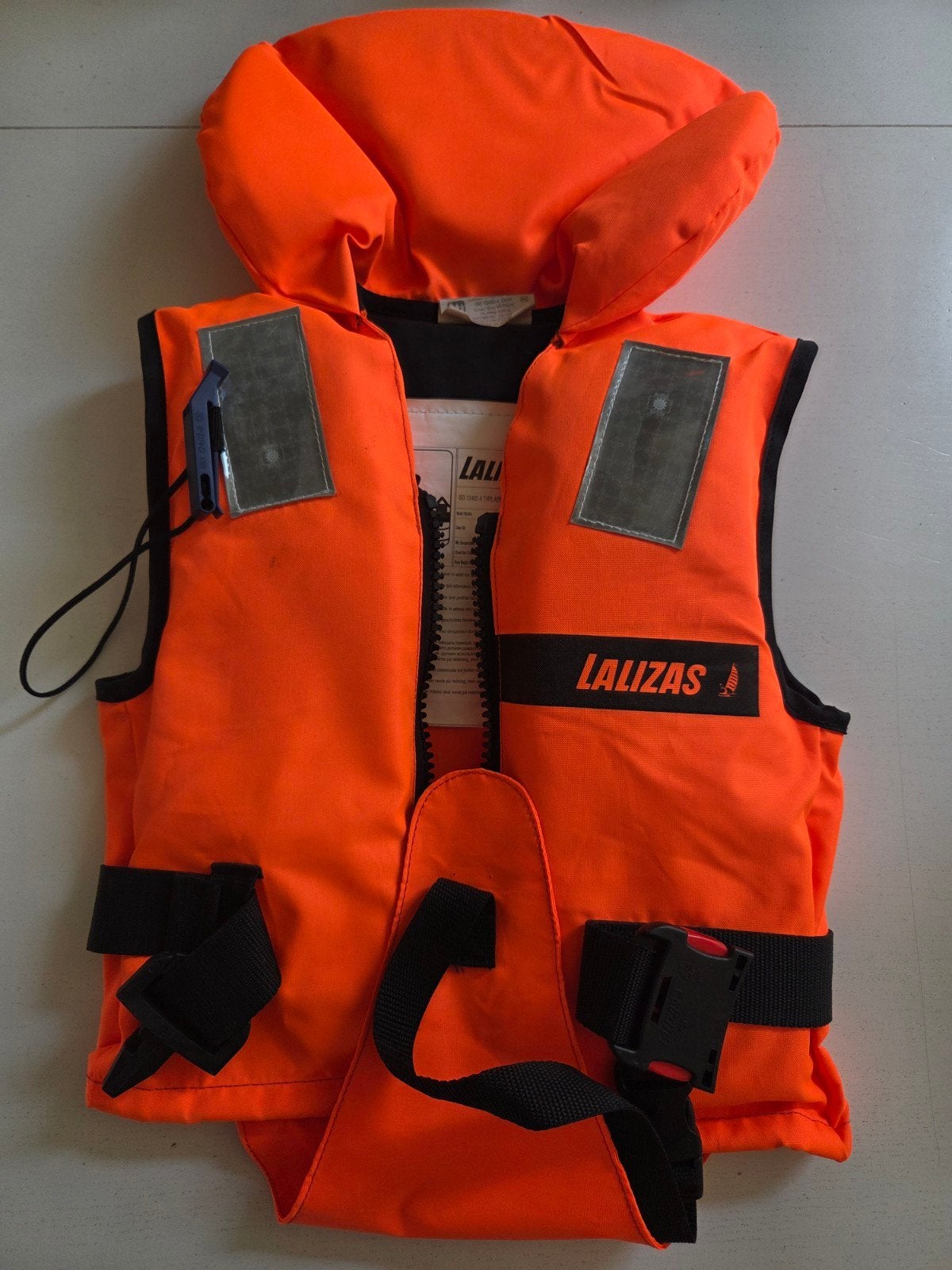 Lalizas reddingsvest 100N kind 15-30kg, borstomvang 60-70cm, Watersport en Boten, Ophalen, Zo goed als nieuw, Overige typen