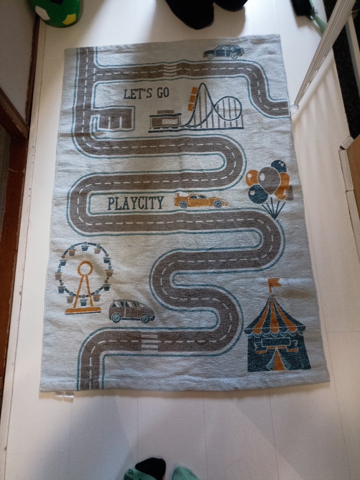 Speelkleed 'Playcity' voor kinderen - Zo goed als nieuw, Grijs, 100 tot 150 cm, Zo goed als nieuw, Rechthoekig