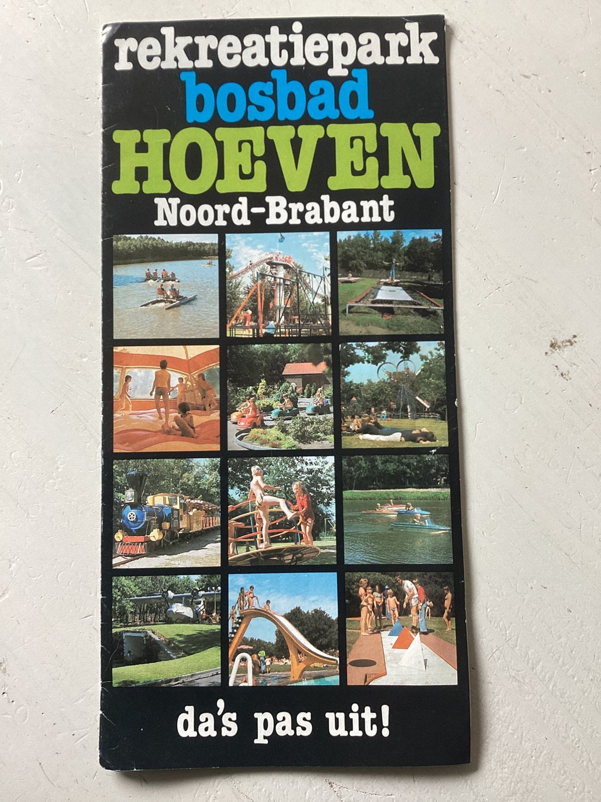Folder Rekreatiepark Bosbad Hoeven Noord Brabant, Verzenden, Zo goed als nieuw, Folder