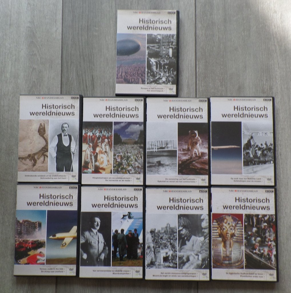 Historisch Wereldnieuws 9 DVD's, Cd's en Dvd's, Dvd's | Documentaire en Educatief, Vanaf 16 jaar, Ophalen of Verzenden, Zo goed als nieuw