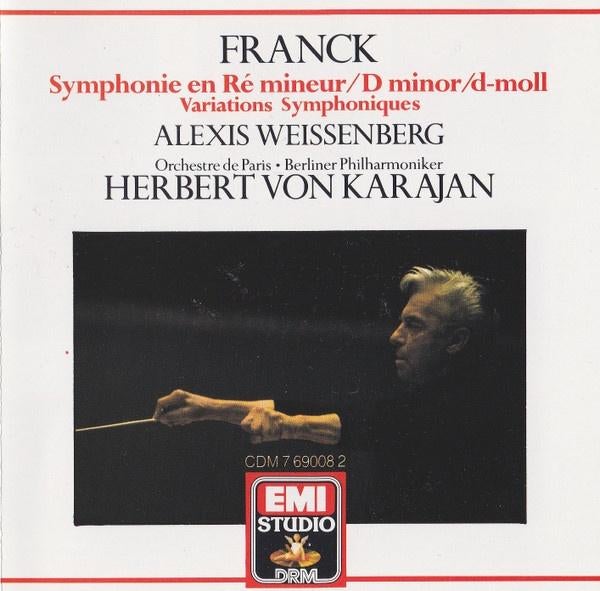 Franck Symphonie door Orchestre de Paris olv Karajan, Ophalen of Verzenden, Romantiek, Zo goed als nieuw, Orkest of Ballet