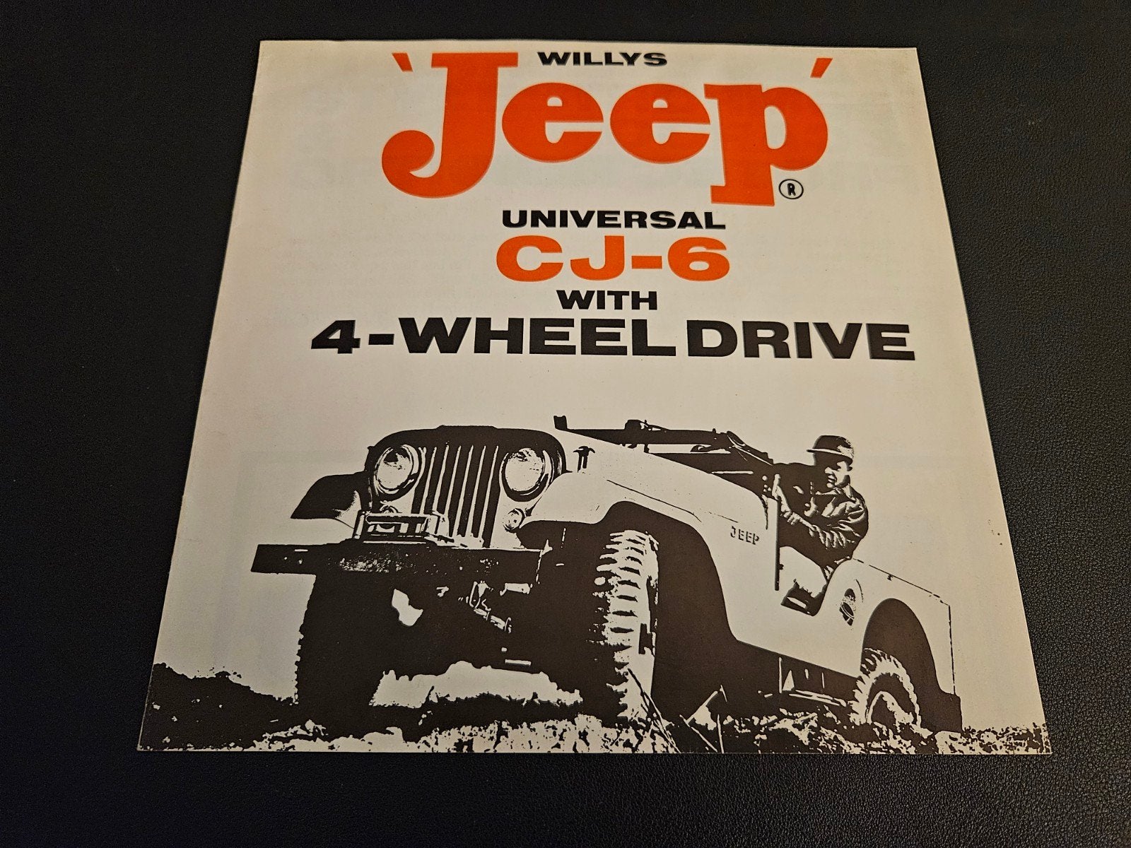 Brochure Willys Jeep CJ-6, Ophalen of Verzenden, Zo goed als nieuw, Overige merken