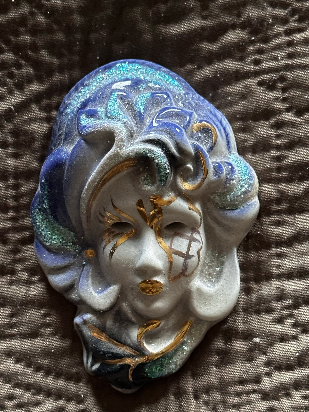 Venetiaans masker, wanddecoratie, Made in Italy, Verzenden
