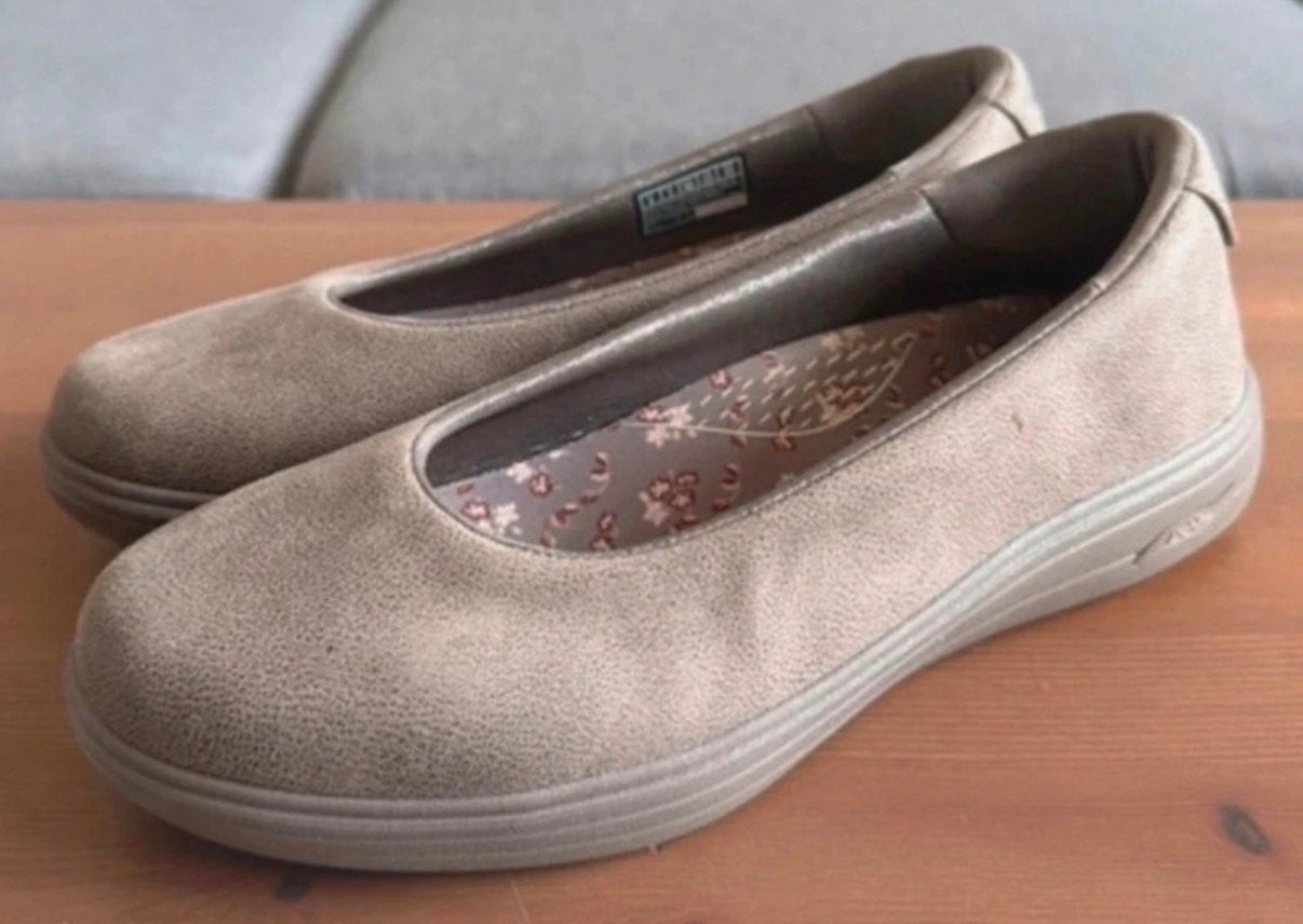 Skechers Arch Fit Ballerina's - Maat 36, Ophalen of Verzenden, Zo goed als nieuw, Beige, Ballerina's