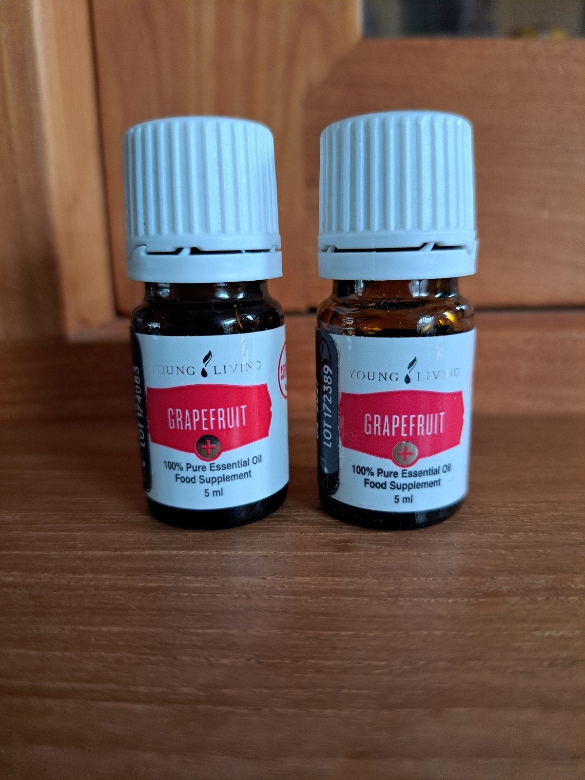 Young Living Grapefruit Essentiële Olie 5ml (2 stuks), Ophalen of Verzenden, Nieuw, Aroma