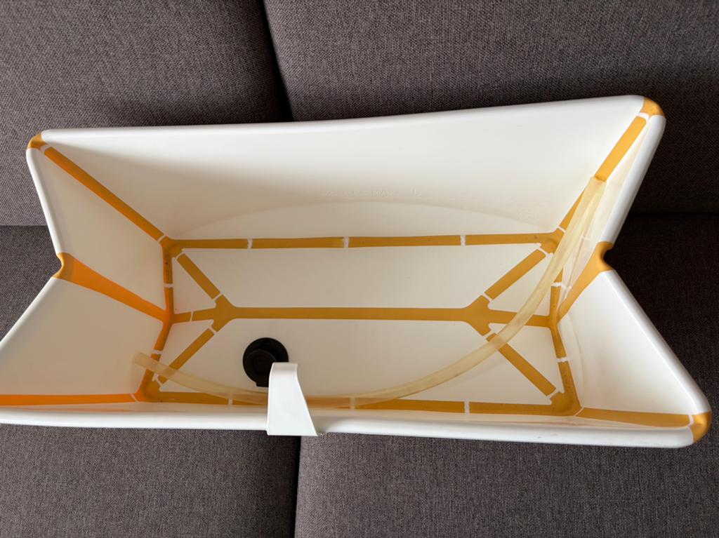 Stokke Flexi Bath Opvouwbaar Babybadje met Badsteun, Kinderen en Baby's, Badjes en Verzorging, Gebruikt, Badje, Standaard, Ophalen