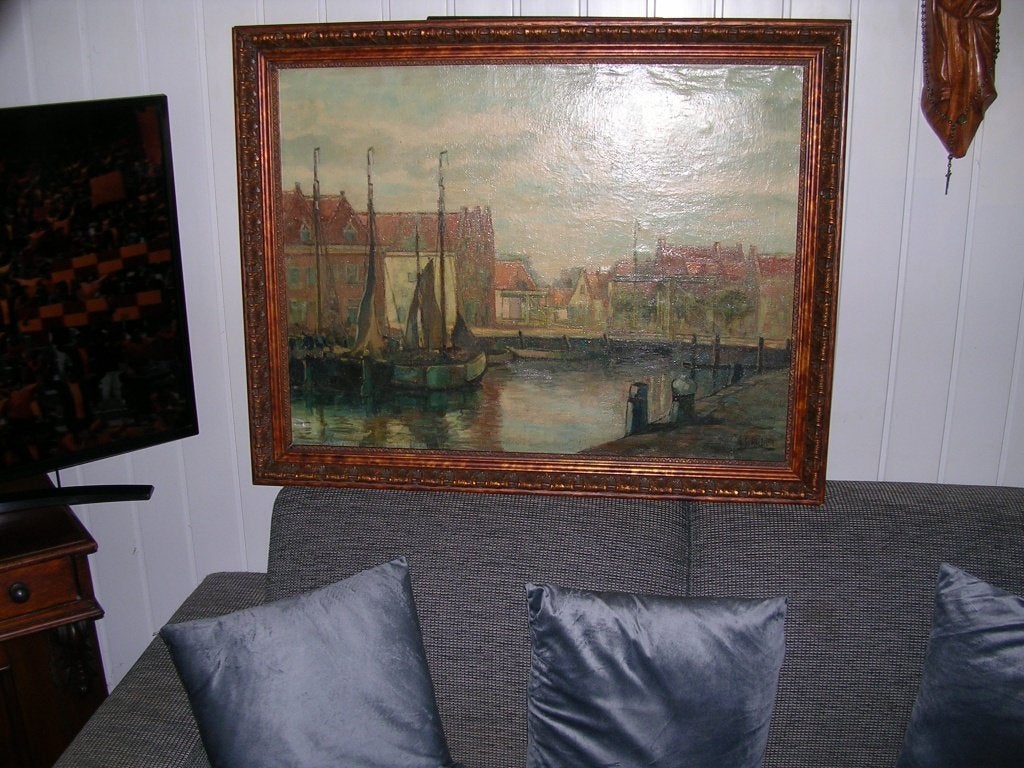 Zeer oud Schilderij van Hoorn N.H., Ophalen