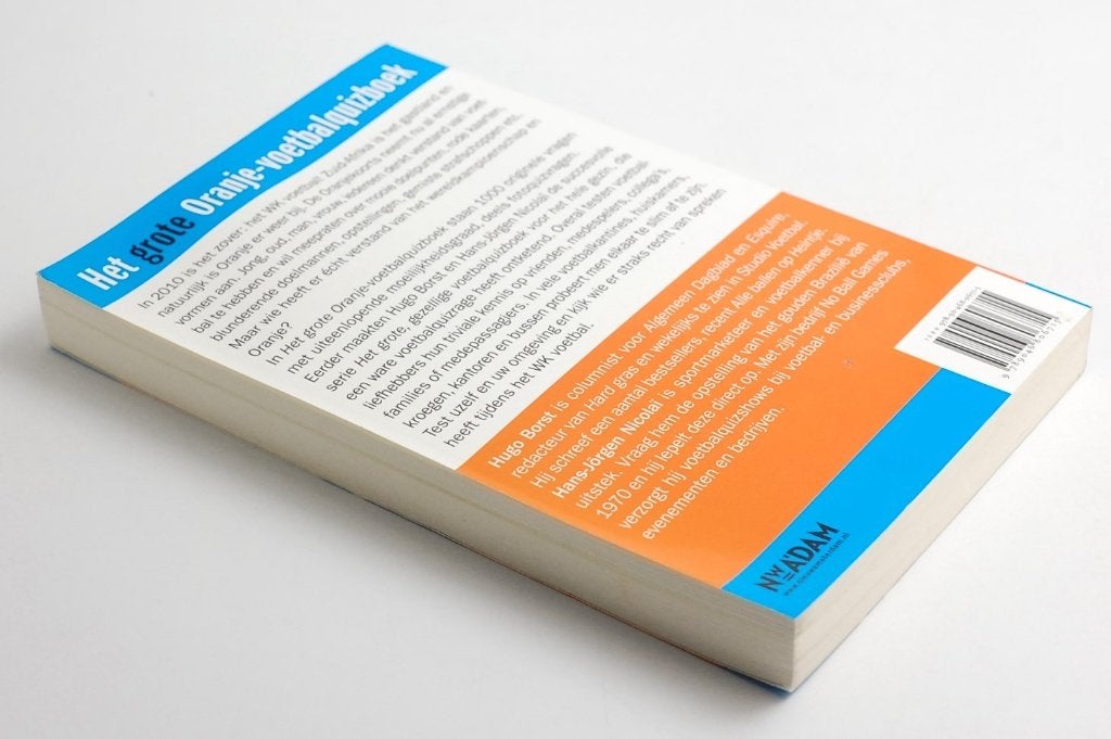 Het grote Oranje-voetbalquizboek WK-editie (2009), Zo goed als nieuw, Balsport, Hugo Borst & Hans-Jörgen Nicolaï, Verzenden
