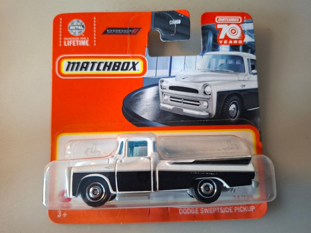 Matchbox 14 - 1957  Dodge Sweptside Pickup [wit] 1/60 MIB, Ophalen of Verzenden, Nieuw, Auto