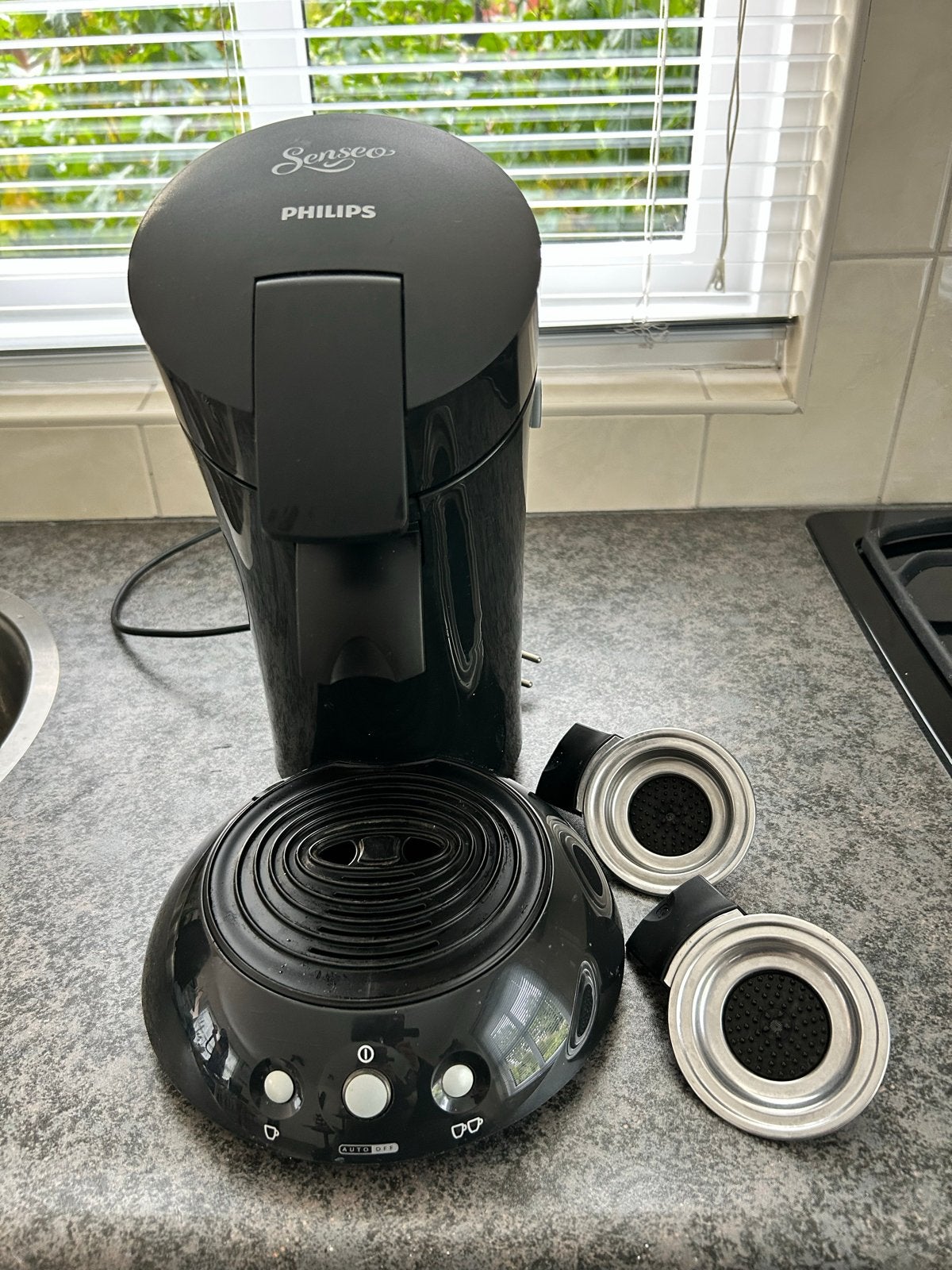 Philips Senseo Koffiezetapparaat Zwart - Gebruikt, Koffiepads en cups, Gebruikt, Koffiemachine, Ophalen of Verzenden