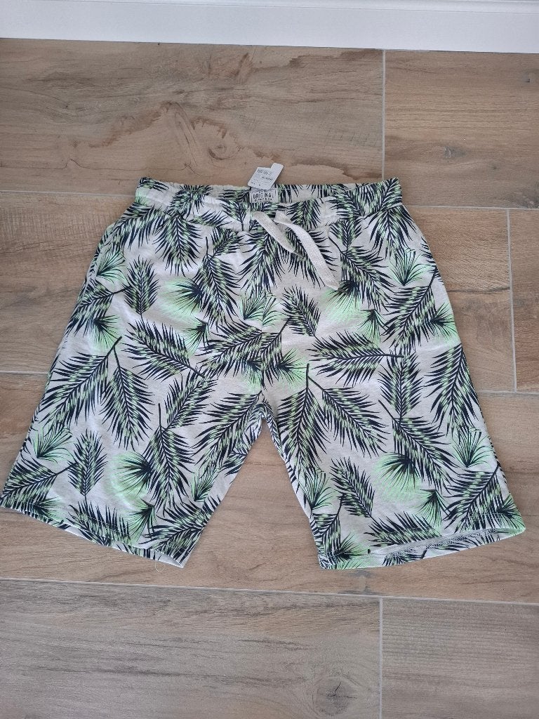 Zeeman korte broek / sweatshort palmprint XXL – nieuw, Ophalen of Verzenden, Nieuw, Overige maten, Zeeman