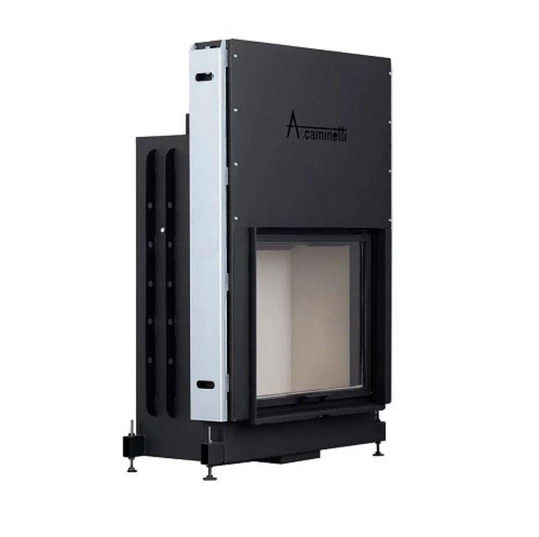 A Caminetti Houtkachel Inbouw met Liftdeur - Flat Premium, Ophalen, Zo goed als nieuw, Inbouwhaard, Houthaard