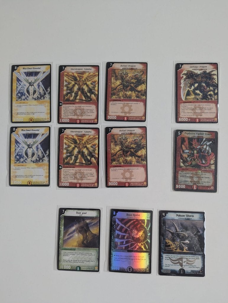 Duel Masters High Power + Rare Foil Lot, Een of twee spelers, Ophalen of Verzenden, Gebruikt