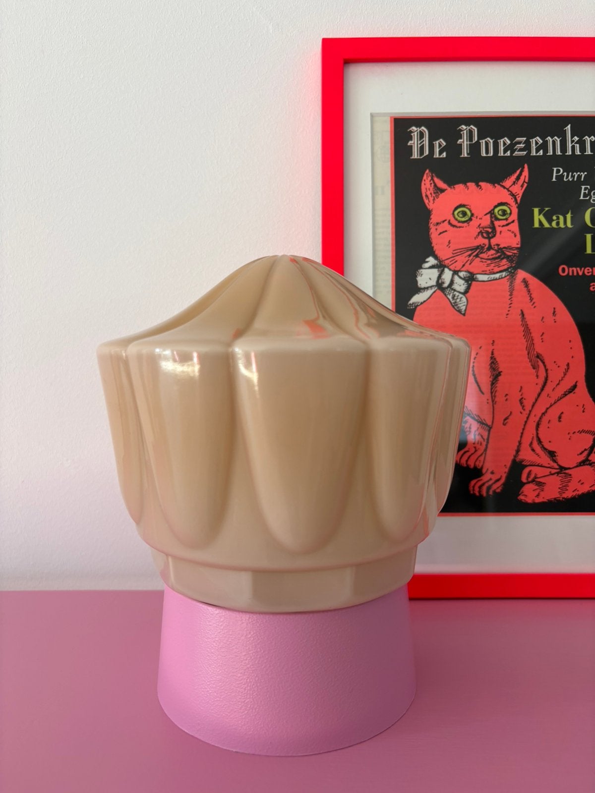Thabur, art deco lamp, vintage plafondlamp, plafo, Ophalen of Verzenden