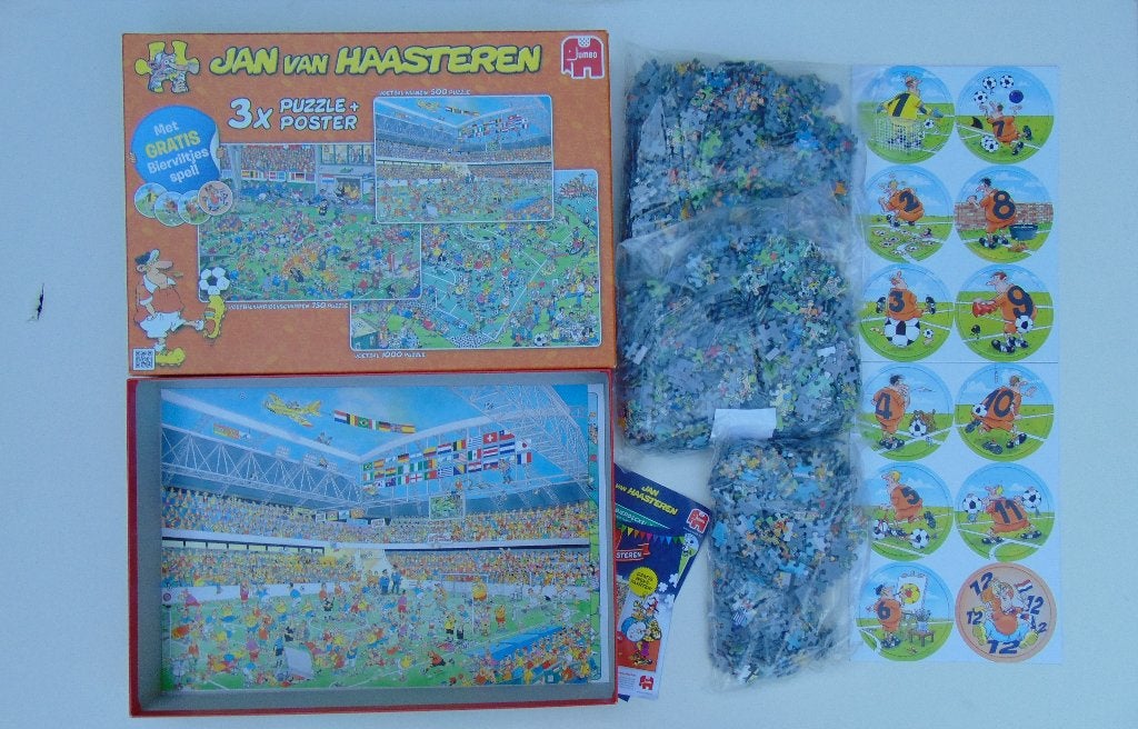 Van Haasteren voetbal, Ophalen of Verzenden, 500 t/m 1500 stukjes, Nieuw, Legpuzzel