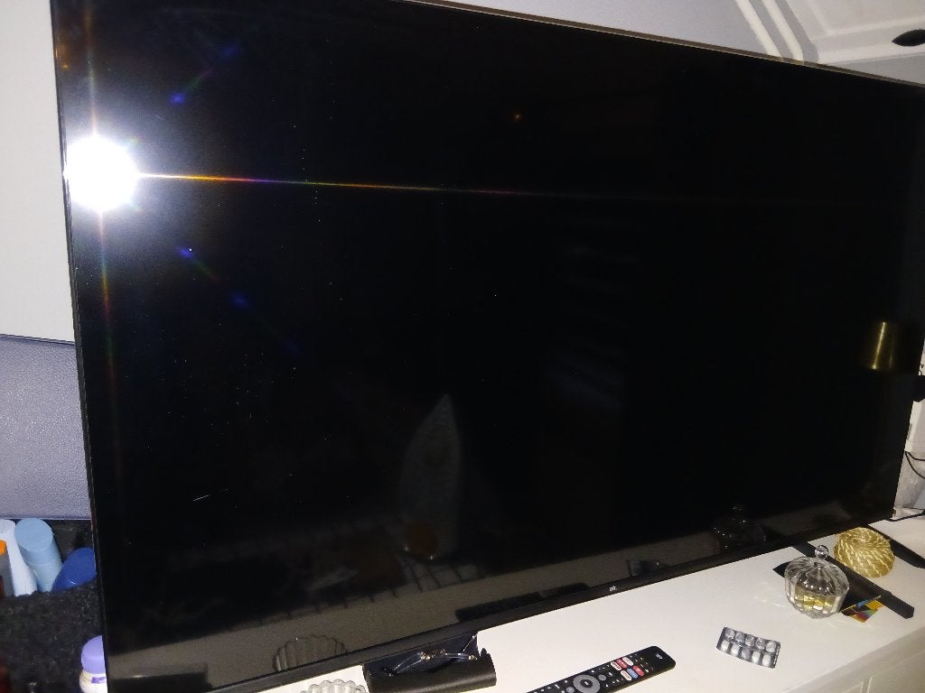 Smart tv merk OK, LED, 50 Hz, Ophalen of Verzenden, Zo goed als nieuw