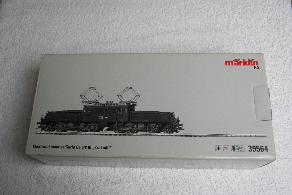 Marklin HO 39564 SBB Ce 6/8 III “Zwarte Krokodil”3-Rail MFX, Wisselstroom, Locomotief, Nieuw, Ophalen of Verzenden