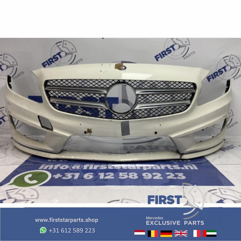 W176 AMG VOORBUMPER WIT + GRIL ORIGINEEL Mercedes A Klasse 2, Gebruikt, -, Voor, Ophalen of Verzenden