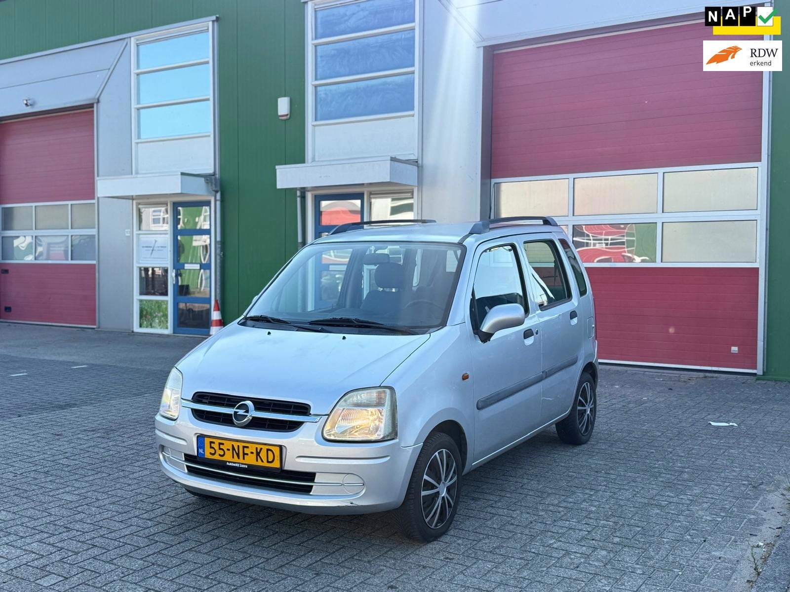 Opel Agila 1.2-16V Color Edition AIRCO, Auto's, Voorwielaandrijving, Stof, Origineel Nederlands, Bedrijf