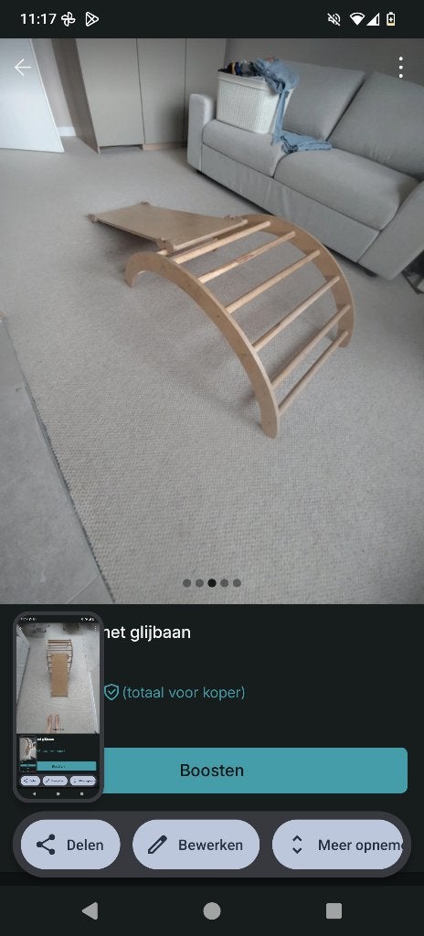 glij en klimplank, Ophalen of Verzenden, Zo goed als nieuw, Overige typen