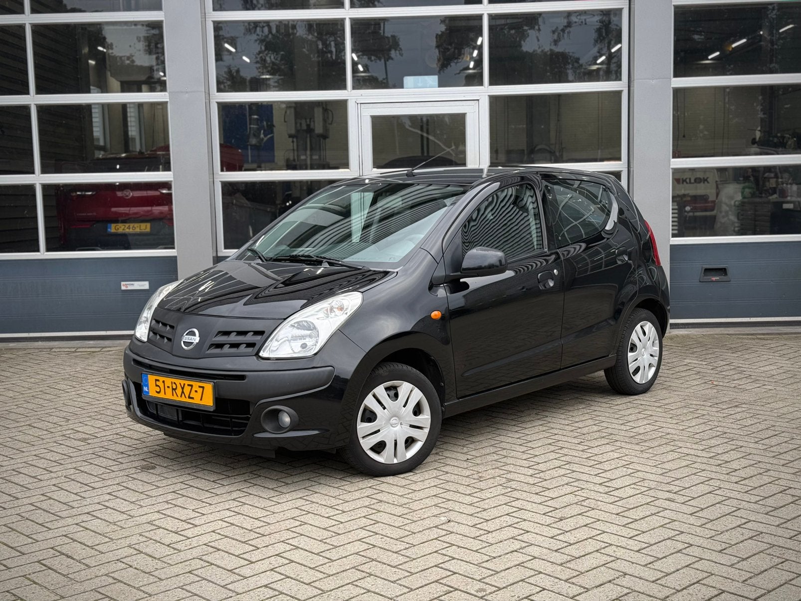 Nissan Pixo 1.0 50KW 5D 2011 Zwart | Nieuwe APK | Elek ramen, Auto's, Voorwielaandrijving, Euro 5, Stof, 200 kg