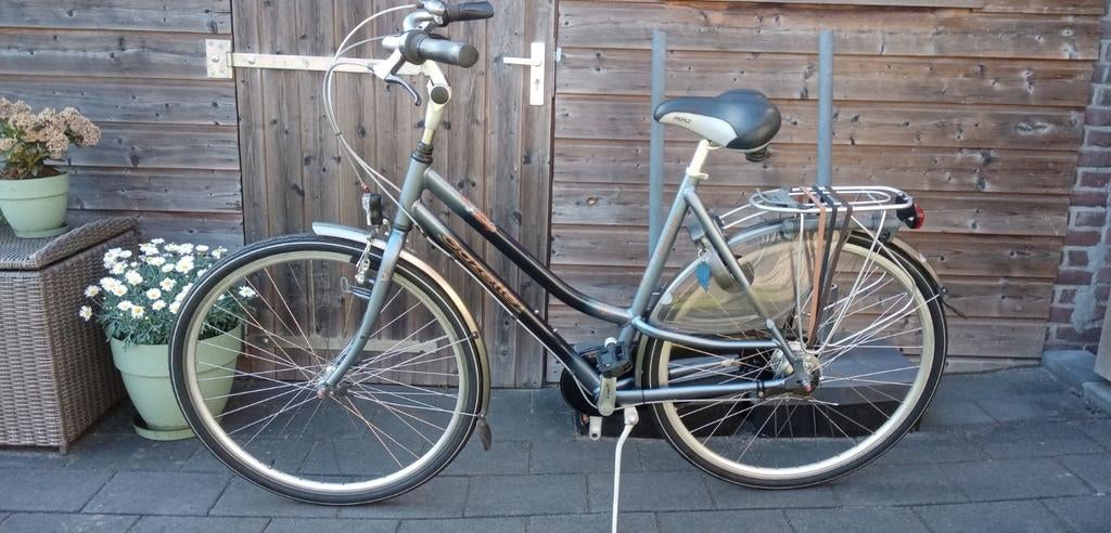 Gazelle Orange meidenfiets/damesfiets 57 cm 7 versnellingen, Fietsen en Brommers, Fietsen | Meisjes, Gebruikt, Versnellingen, Gazelle