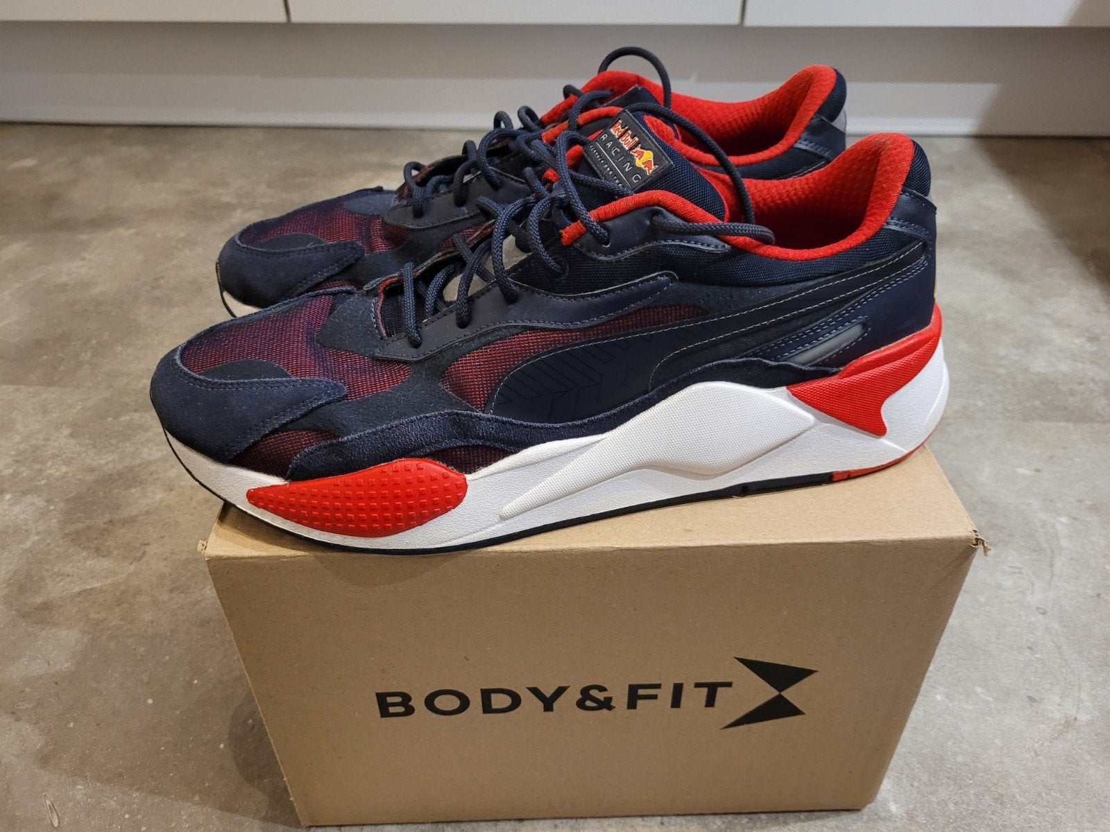 Puma schoenen/sneakers, Ophalen of Verzenden, Zo goed als nieuw, Blauw