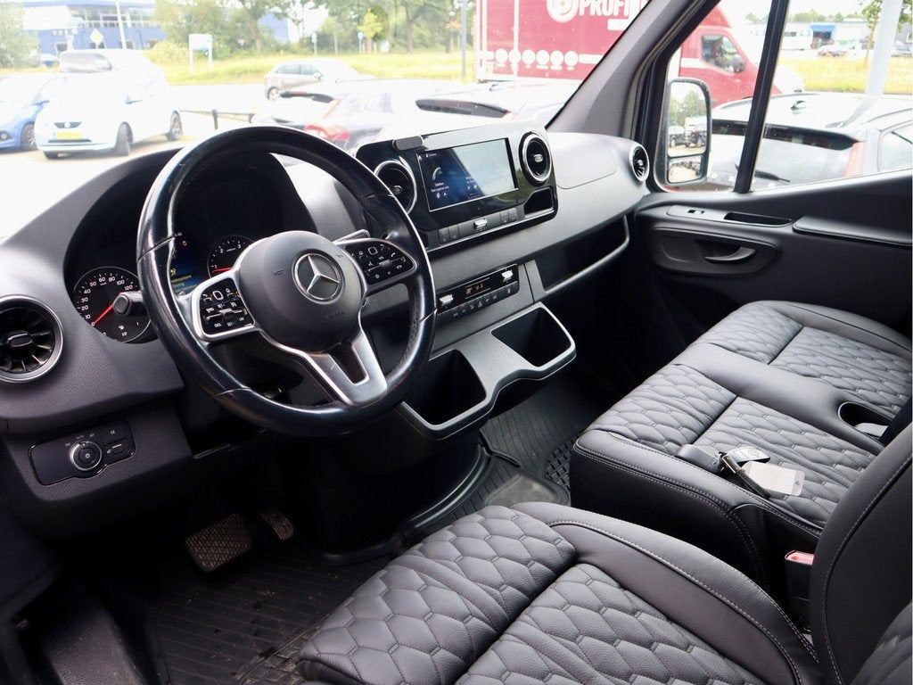 Mercedes-Benz Sprinter 317 AUTOMAAT L2H2 LED CRUISE AIRCO, Auto's, Bestelauto's, Automaat, Achterwielaandrijving, Gebruikt, 4 cilinders