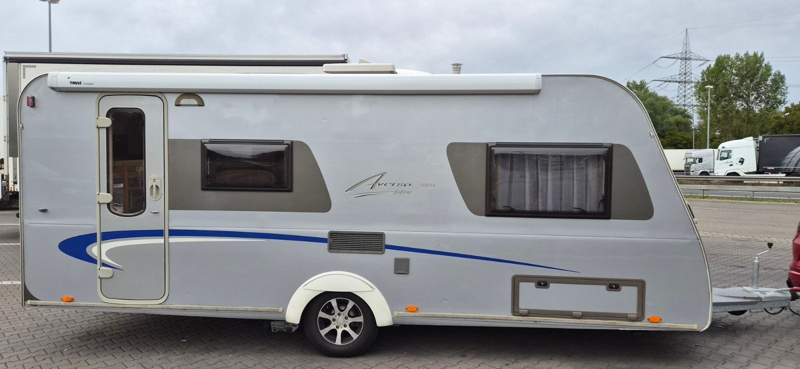 bustner averso fifty 500tk, stapelbed, Caravans en Kamperen, Dwarsbed, 7 tot 8 meter, Treinzit, Particulier