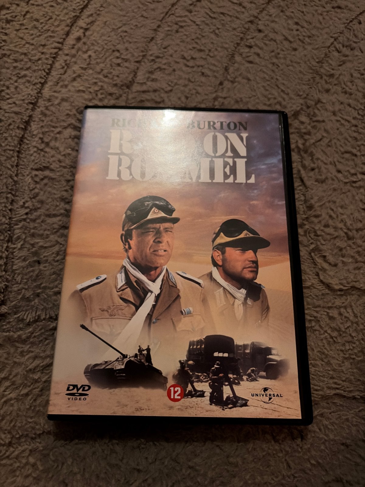 Rommel (DVD) - Richard Burton Oorlogsfilm, Vanaf 12 jaar, Ophalen of Verzenden, Gebruikt, Oorlog