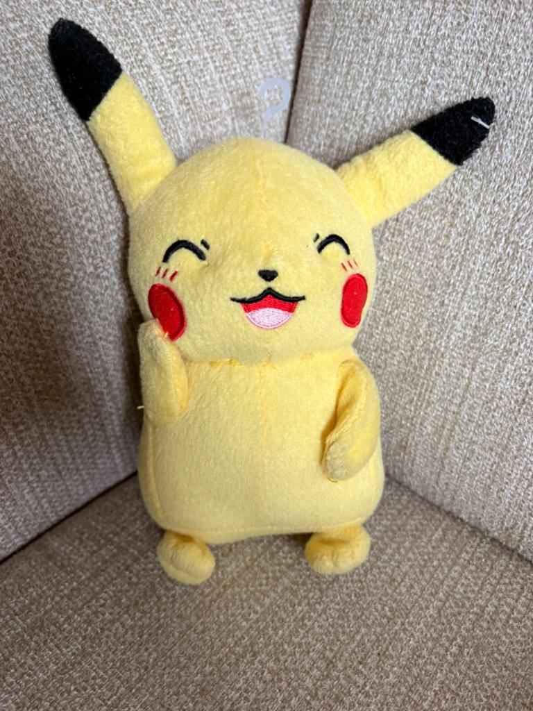 Pikachu knuffel Pokemon, Ophalen of Verzenden, Zo goed als nieuw, Overige typen