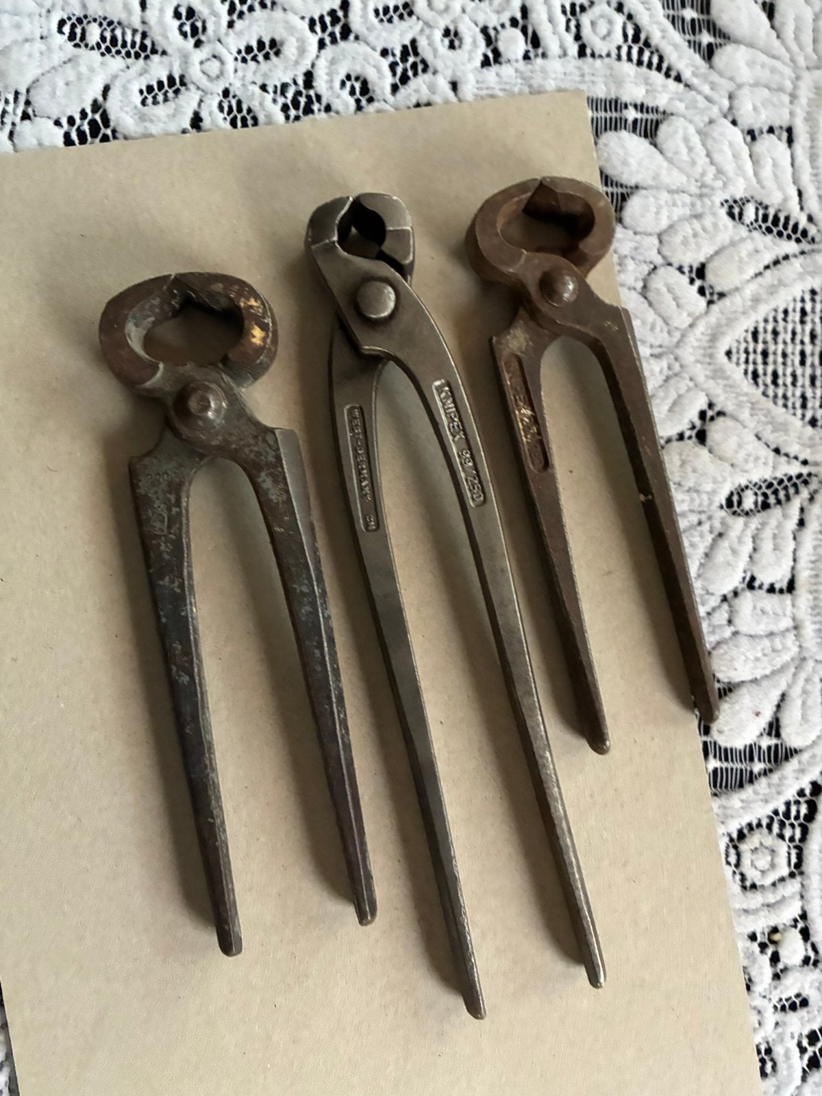 3x Nijptang moniertang 2 stuks van Knipex 99/250 enz, Ophalen of Verzenden