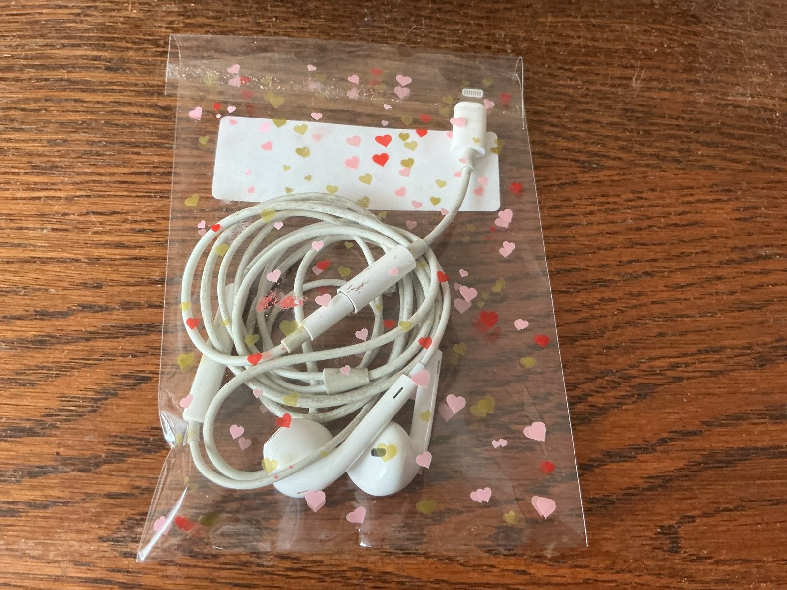 Apple iPhone oortjes - bedraad, In-ear, Gebruikt, Ophalen of Verzenden, Wit