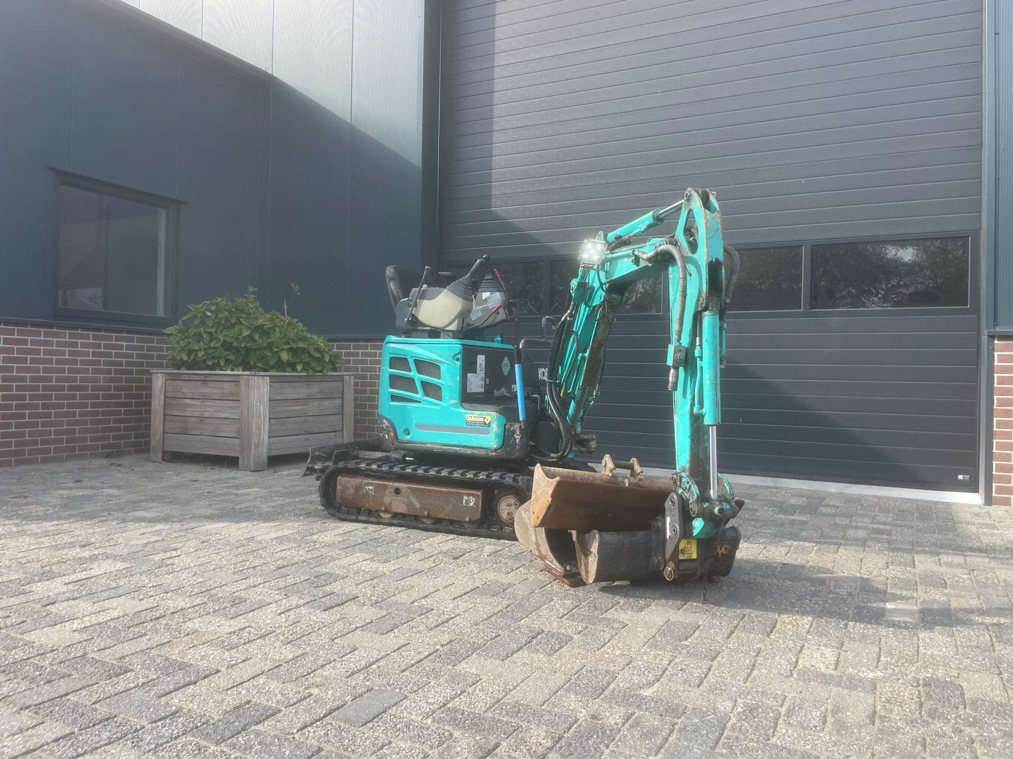 Kobelco SK 10r mini graafmachine- Minigraver Bobcat Kubota T, Zakelijke goederen, Graafmachine