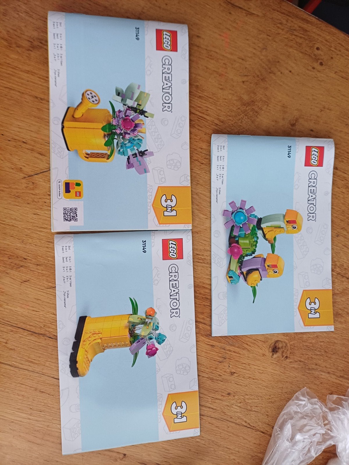 Lego Creator 3-in-1 set 31149 + roze opbergbak, Lego, Compleet, Ophalen of Verzenden, Zo goed als nieuw