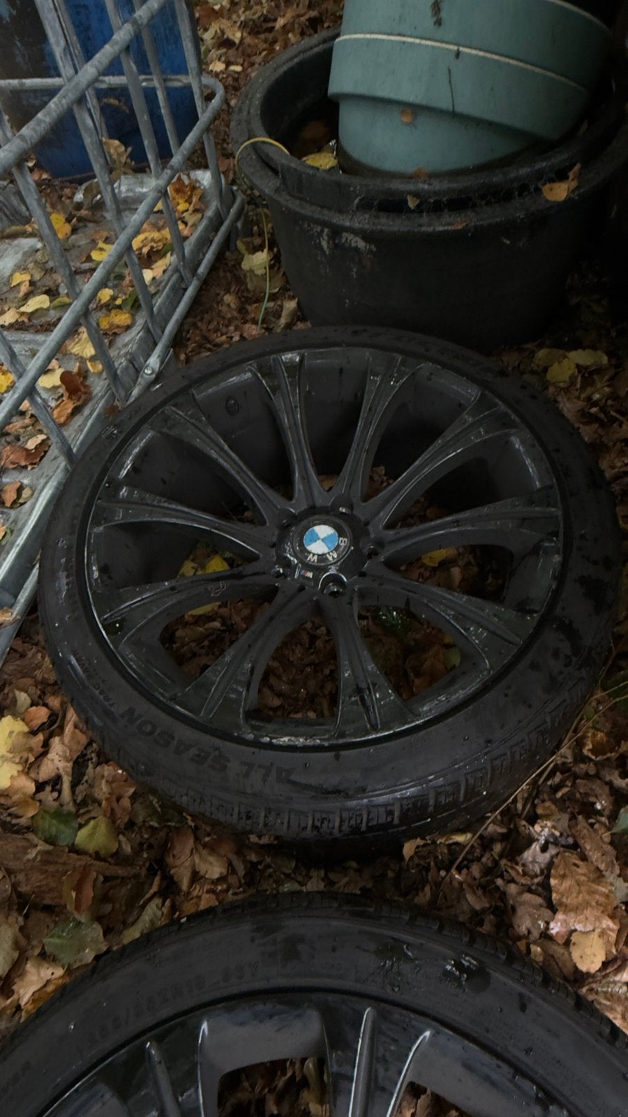 BMW Velgen breedte set!! met All Season Banden 255/35ZR19, Gebruikt, 255 mm, Banden en Velgen, All Season