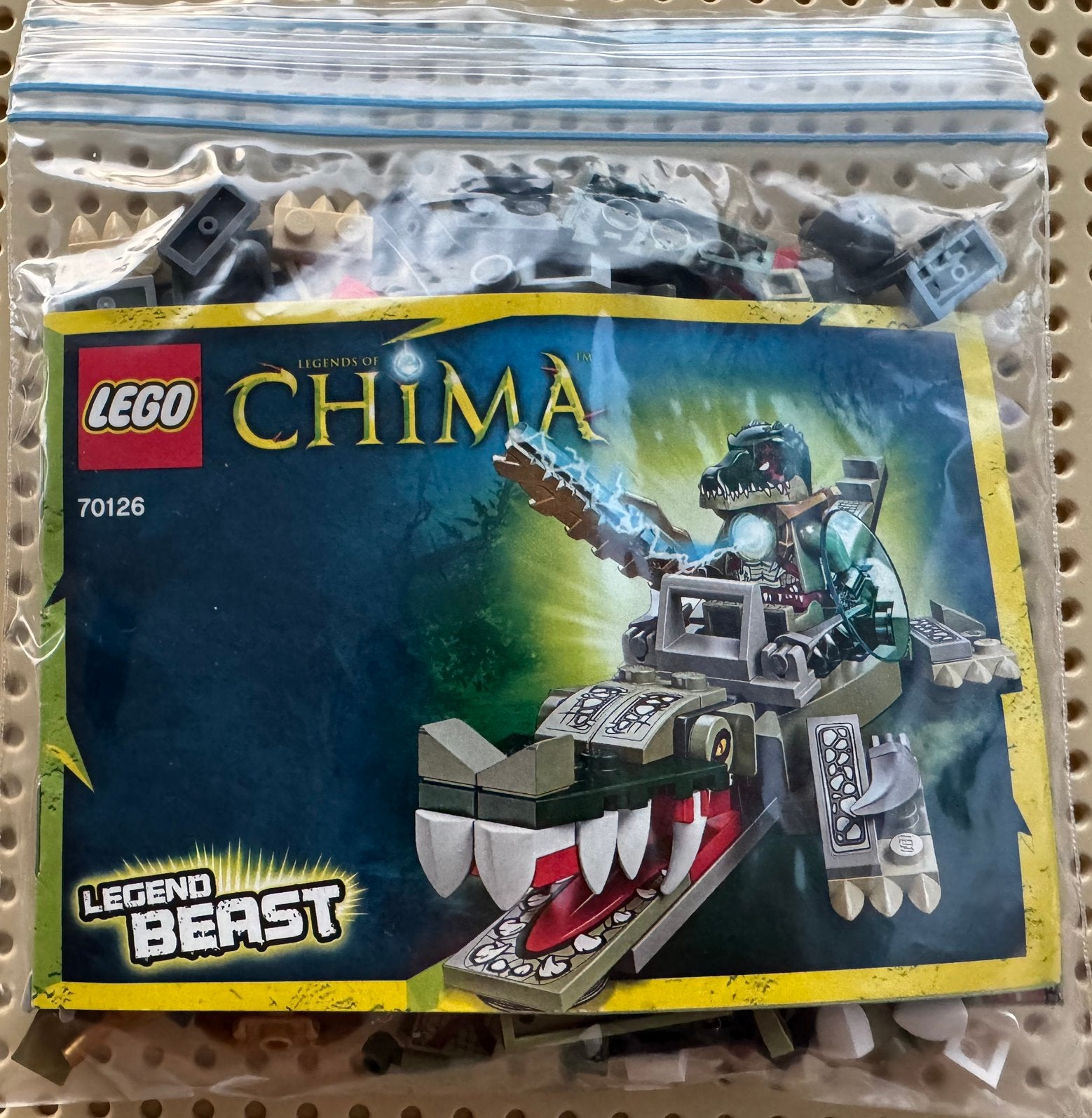 Lego Chima 70126 Legend Beast Krokodil compleet  🐊, Kinderen en Baby's, Speelgoed | Duplo en Lego, Lego, Compleet, Ophalen of Verzenden