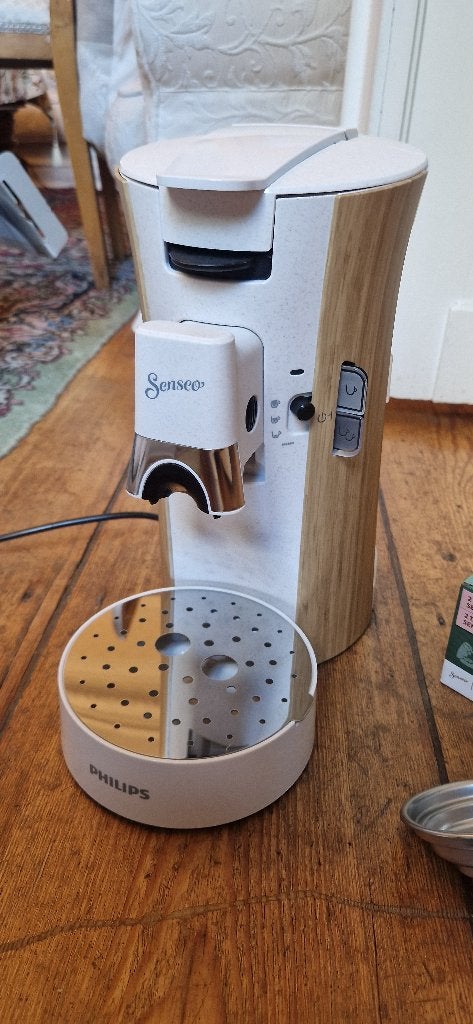 Philips Senseo Select CSA240/05 - Wit, Ophalen of Verzenden, 2 tot 4 kopjes, Koffiepads en cups, Afneembaar waterreservoir
