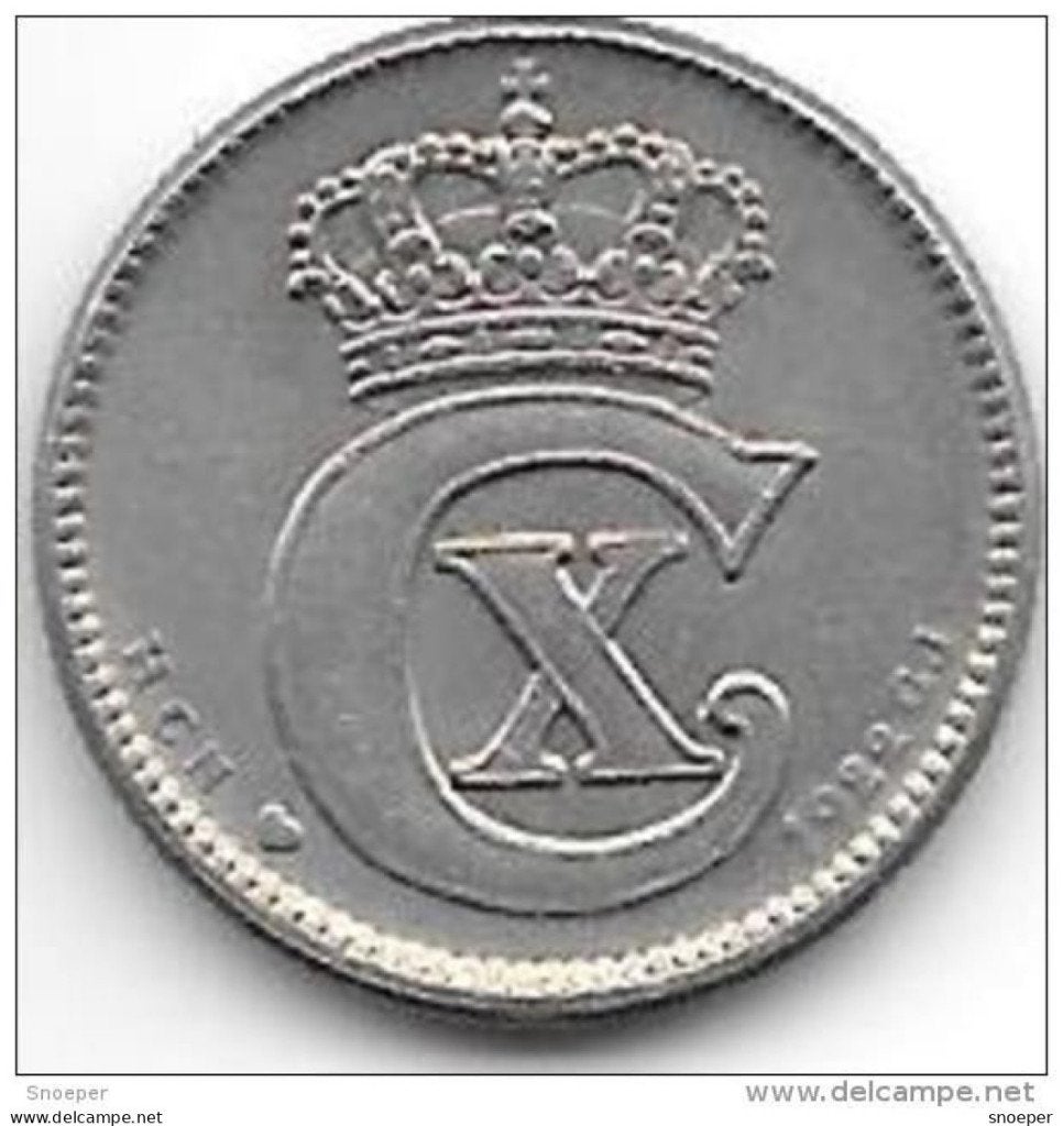 denmark 25 ore 1922 !!! km 815.2a xf+ catalog val 90,00$, Verzenden, Overige landen, Losse munt