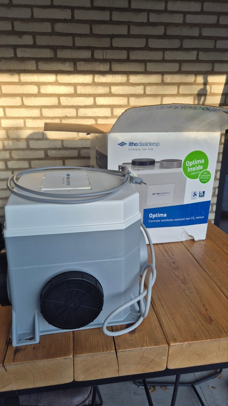 Itho Daalderop CVE-S CO2 Optima Ventilatie unit, Ophalen, Nieuw, Ventilator